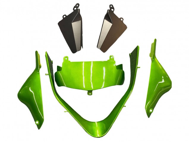 Carénages Moto Kawasaki ZX9R 2000-2001 - Vert Flamme