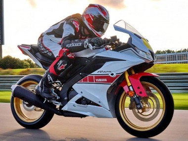 Carénages Moto Yamaha YZF R125 2019-2024 - Blanc Rouge Jaune