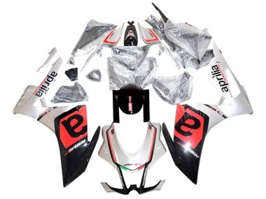 Carénages Moto Aprilia RSV4 1000 2009-2015 - Argent Noir Rouge