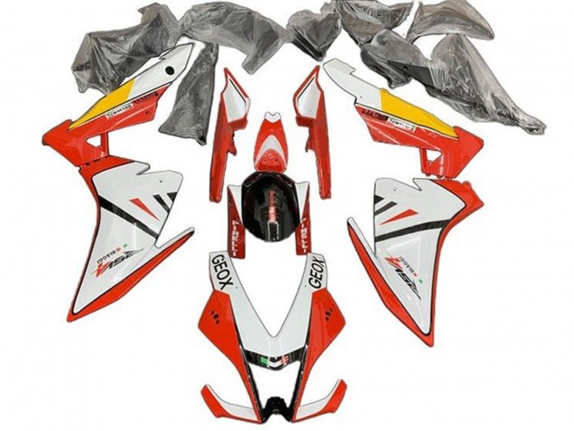 Carénage Moto Aprilia RSV4 1000 2009-2015 - Blanc Rouge Noir Jaune