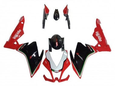 Carénages Moto Aprilia RSV4 1000 2009-2015 - Rouge Noir Blanc Vert