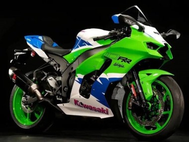 Carénages Moto Kawasaki ZX10R 2021-2025 - Vert Blanc Bleu Rouge