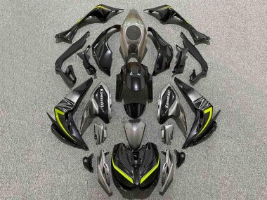 Carénages Moto Kawasaki Z1000 2014-2019 - Noir Gris Jaune