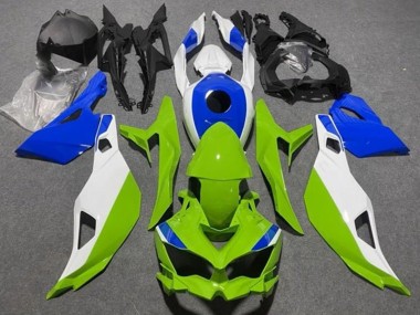 Carénages Moto Kawasaki ZX25R ZX-25R 2019-2025 - Blanc Bleu Vert