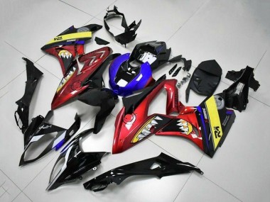 Carénages Moto BMW S1000RR 2015-2016 - Bleu Rouge Jaune Noir Requin