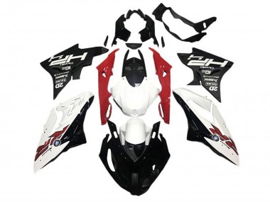 Carénages Moto BMW S1000RR 2015-2016 - Blanc Rouge Noir HP RR