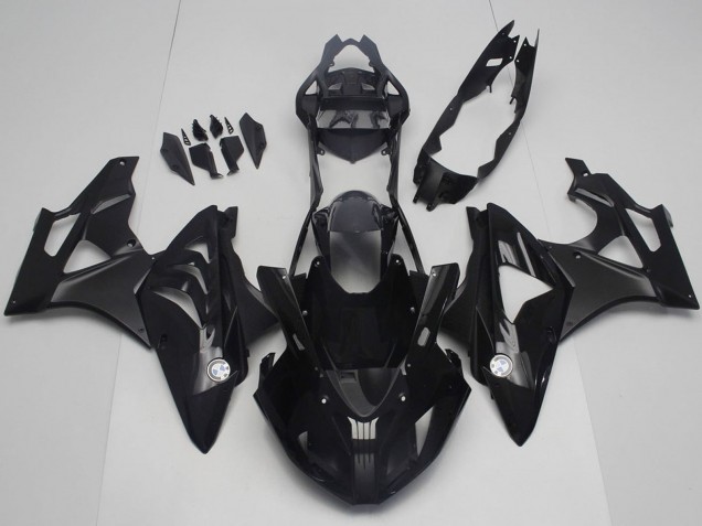 Carénages Moto BMW S1000RR 2017-2018 - Noir Brillant Noir Mat