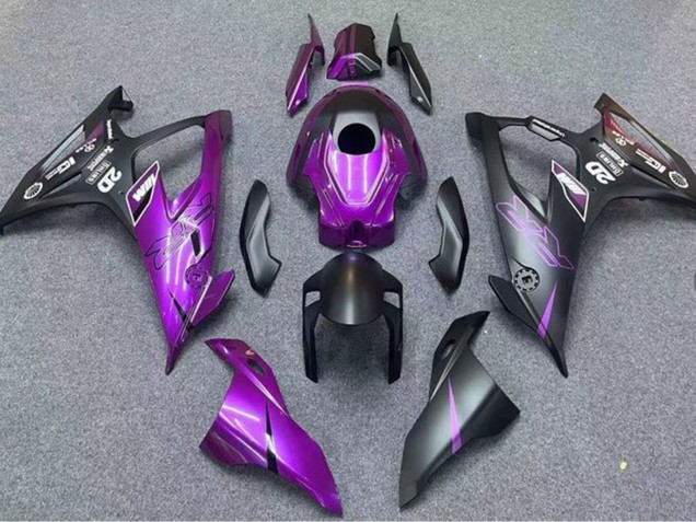 Carénages Moto BMW S1000RR 2019-2022 - Noir Mat Violet