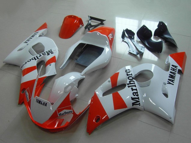 Carénages Moto Yamaha YZF R6 1998-2002 - Blanc Rouge Marlboro