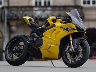 Carénages Moto Ducati Panigale V4 V4S 2022-2024 - Jaune Noir
