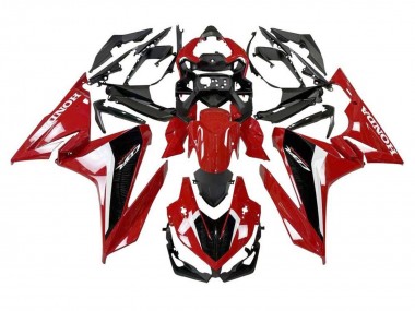 Carénage Moto Honda CBR500R 2019-2021 - Rouge Blanc Noir