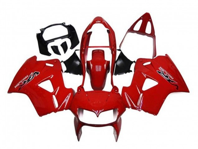 Carénages Moto Honda VFR 800 2002-2013 - Rouge Noir Blanc