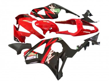 Carénages Moto Honda CBR900RR 929 2000-2001 - Rouge Noir Mat Noir Brillant