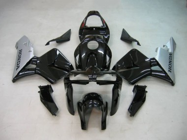 Carénages Moto Honda CBR600RR 2005-2006 - Noir Argent