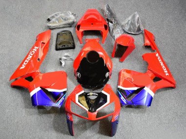Carénages Moto Honda CBR600RR 2005-2006 - Rouge Noir Bleu Blanc
