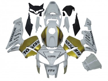 Carénages Moto Honda CBR600RR 2005-2006 - Blanc Or Repsol