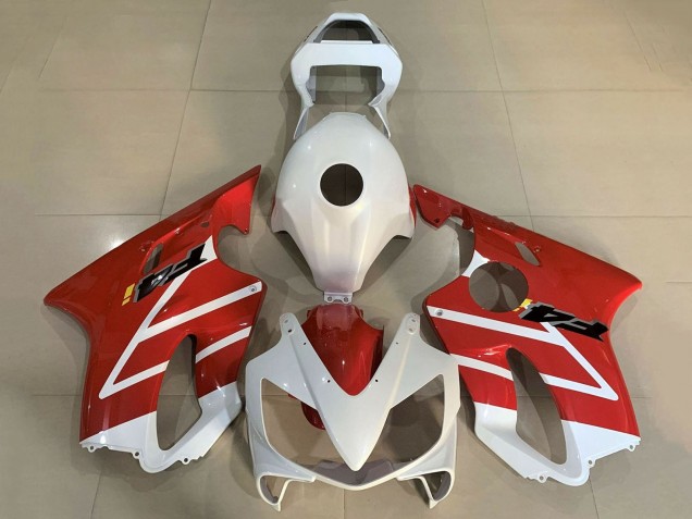 Carénages Moto Honda CBR600 F4i 2001-2003 - Blanc Rouge