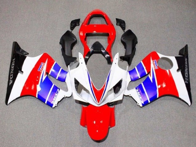 Carénages Moto Honda CBR600 F4i 2001-2003 - Blanc Rouge Bleu Noir