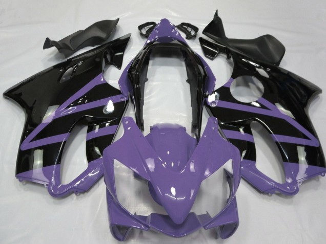 Carénages Moto Honda CBR600 F4i 2004-2007 - Violet Clair Noir Brillant