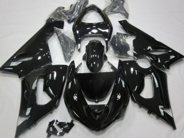 Carénages Moto Kawasaki ZX6R 2005-2006 - Noir Brillant
