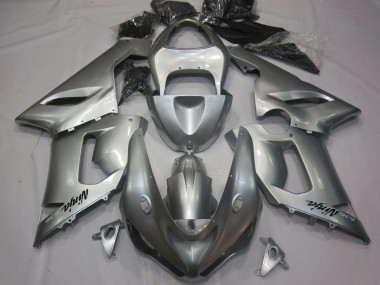 Carénages Moto Kawasaki ZX6R 2005-2006 - Argent