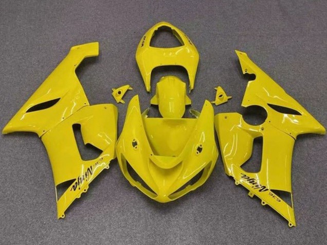 Carénages Moto Kawasaki ZX6R 2005-2006 - Jaune