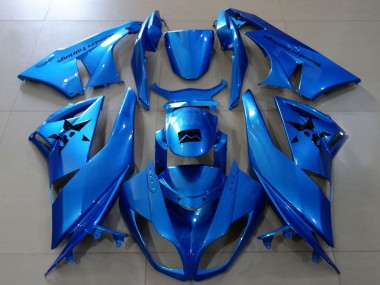 Carénages Moto Kawasaki ZX6R 2007-2008 - Bleu Métallisé