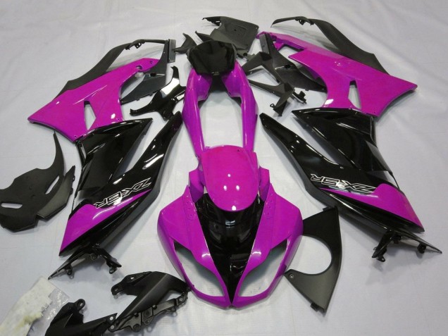 Carénages Moto Kawasaki ZX6R 2007-2008 - Rose Noir