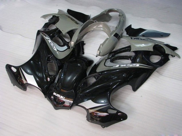 Carénages Moto Suzuki GSX600F/GSX750F 2004-2006 - Noir Brillant Gris