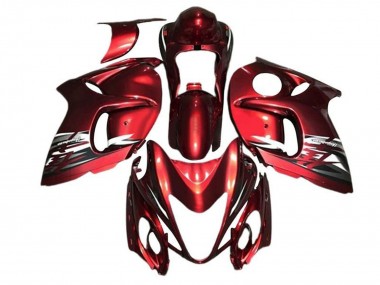 Carénages Moto Suzuki GSXR 1300 Hayabusa 2008-2020 - Rouge Argent Blanc
