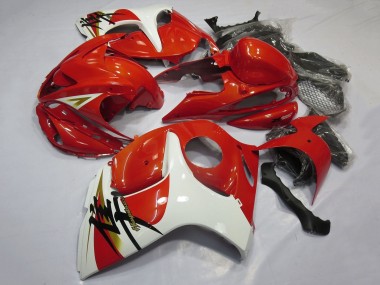 Carénages Moto Suzuki GSXR 1300 Hayabusa 2008-2020 - Rouge Blanc Noir Décalque