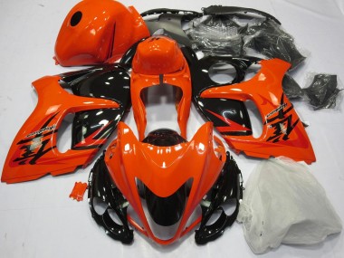 Carénages Moto Suzuki GSXR 1300 Hayabusa 2008-2020 - Orange Noir