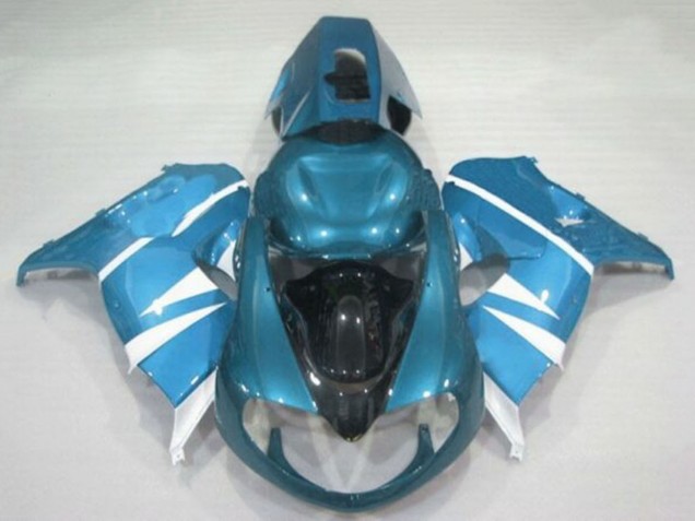 Carénages Moto Suzuki TL1000R 1998-2003 - Bleu Clair Blanc Noir
