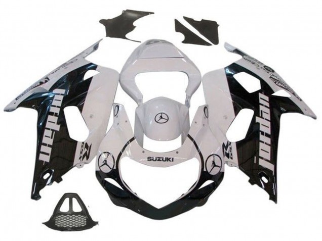 Carénages Moto Suzuki GSXR1000 2000-2002 - Blanc Noir Jordan