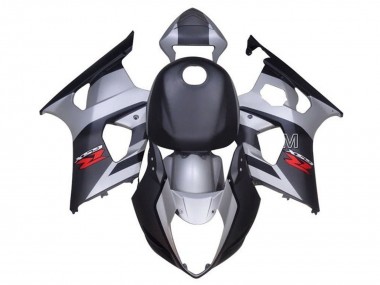 Carénages Moto Suzuki GSXR 1000 2003-2004 - Argent Gris Noir Rouge
