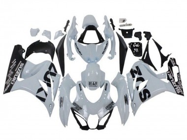 Carénages Moto Suzuki GSXR1000 2017-2024 - Blanc Noir