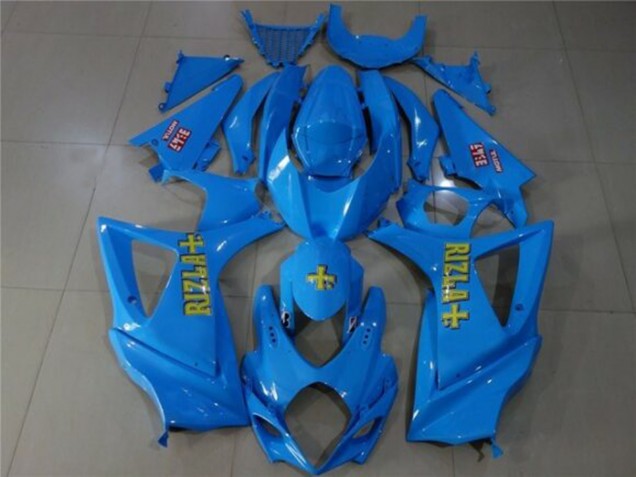 Carénages Moto Suzuki GSXR 1000 2007-2008 - Bleu Or Rizla