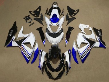 Carénages Moto Suzuki GSXR 1000 2009-2016 - Blanc Bleu Noir Yoshimura