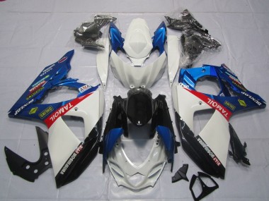 Carénages Moto Suzuki GSXR 1000 2009-2016 - Blanc Bleu Rouge Noir TaMobil