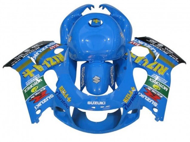 Carénages Moto Suzuki GSXR 600 / GSXR 750 1996-2000 - Bleu Rizla
