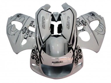 Carénages Moto Suzuki GSXR 600 / GSXR 750 1996-2000 - Blanc Noir Corona Extra