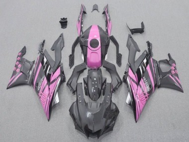 Carénages Moto Yamaha YZF R3/R25 2019-2021 - Rose Noir Monstre