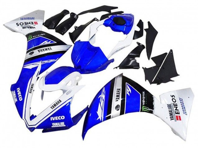 Carénages Moto Yamaha YZF 1000 R1 2009-2011 - Blanc Bleu Noir Vert Monstre IVECO Yamalube ENEOS