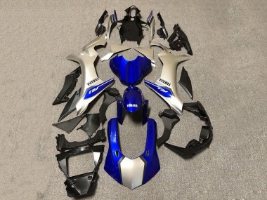 Carénages Moto Yamaha YZF 1000 R1 2015-2019 - Argent Bleu