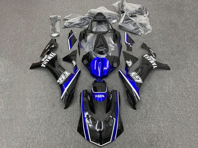 Carénages Moto Yamaha YZF 1000 R1 2015-2019 - Bleu Blanc Noir GYTR