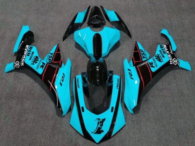 Carénages Moto Yamaha YZF 1000 R1 2020-2025 - Turquoise Bleu Rouge Noir Brillant
