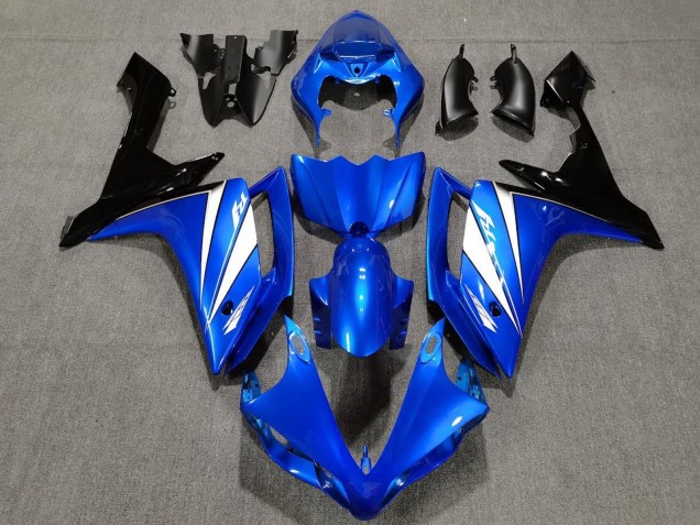Carénage Moto Yamaha YZF 1000 R1 2007-2008 - Bleu Blanc Noir
