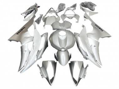 Carénages Moto Yamaha YZF R6 2008-2016 - Argent Blanc