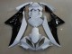 Carénages Moto Yamaha YZF R6 2008-2016 - Blanc Noir Brillant