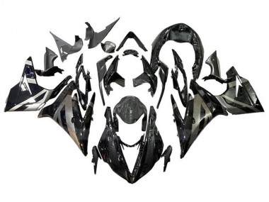 Carénages Moto Triumph Daytona 675 Triple 2013-2016 - Argent Noir Brillant